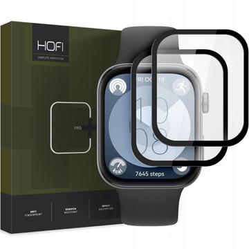 Huawei Watch Fit 3 Hofi Hybrid Pro+ Skjermbeskyttere Panzerglass - Svart Kant - 2 Stk.