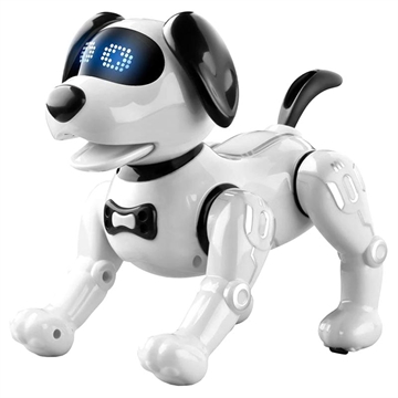 Bilde av Jjrc R19 Smart Robothund Med Fjernkontroll For Barn - Hvit / Svart
