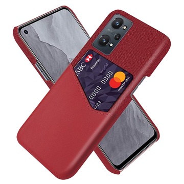 KSQ Realme GT Neo2-deksel med kort lomme - rød