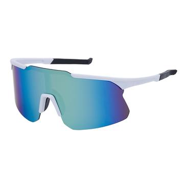KV Speed sykkelbriller med halv ramme - hvit / svart