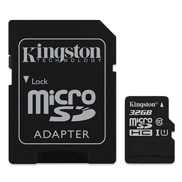 Bilde av Kingston Canvas Select Microsdhc Minnekort Sdcs2/32gb - 32gb