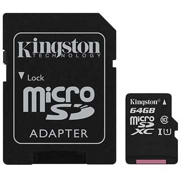 Bilde av Kingston Canvas Select Microsdxc Minnekort Sdcs/64gb - 64gb