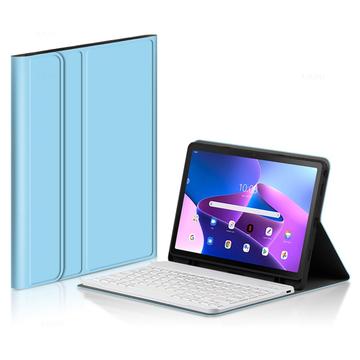 Lenovo Tab M10 Plus Gen 3 Etui med Bluetooth-tastatur - Baby Blå
