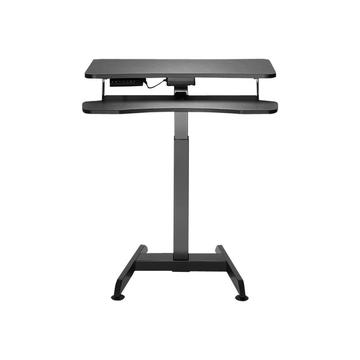 LogiLink justerbart ståbord - stål, svart