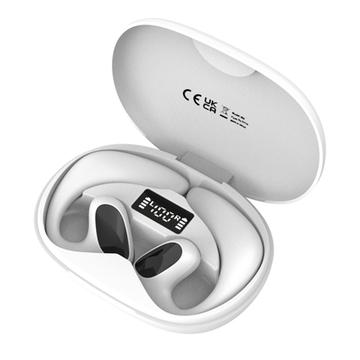 M8 144 språk Oversettelse øretelefoner Støyreduksjon Smart Voice Translator TWS Bluetooth Headset - Hvit