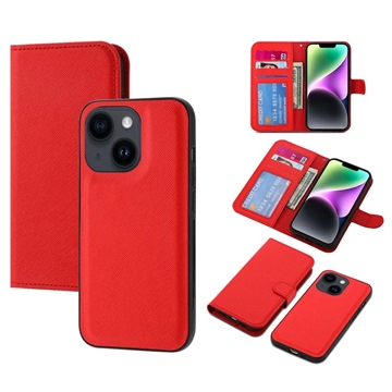 Bilde av Iphone 14 Plus Magnetisk Detachable Lommebok-deksel - Rød
