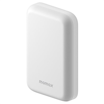 Momax IP97 Q.MAG Magnetic Trådløs Powerbank - 5000mAh - Hvit