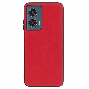 Motorola Edge 50 Fusion Belagt Hybrid-deksel - Rød