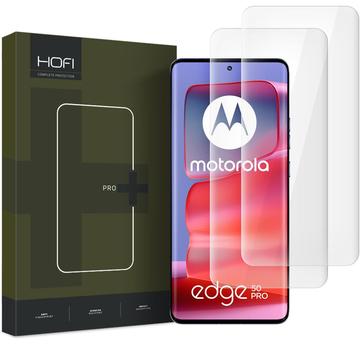 Motorola Edge 50 Fusion/50 Pro Hofi UV Glass Pro+ Beskyttelsesglass - Klar - 2 Stk.