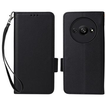 Motorola Edge 50 Ultra Lommebok-deksel med Magnetisk Lukning - svart