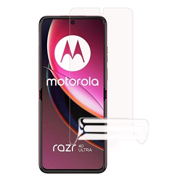 Motorola Razr 40 Ultra TPU Skjermbeskytter - Gjennomsiktig