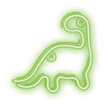 Bilde av Neolia Dekorativt Neonlys - Dinosaur - Grønn