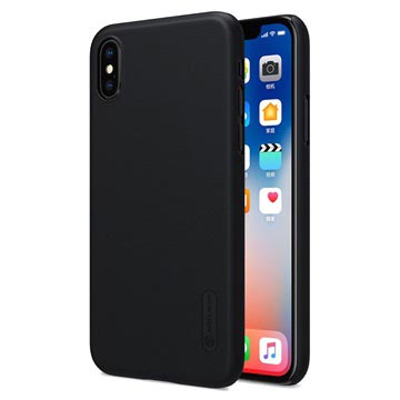 iPhone X / XS Nillkin Super Frostet Shield Deksel - Svart