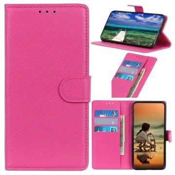 Nokia C21 Plus Lommebok-deksel med Magnetisk Lukning - Varm rosa