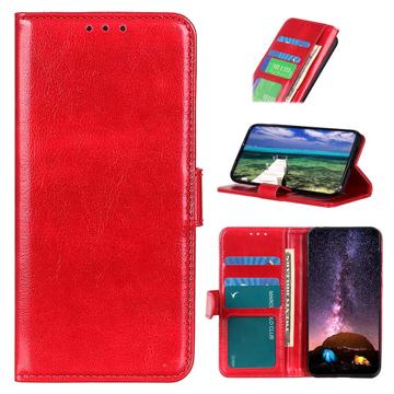 Nokia G60 Lommebok-deksel med Magnetisk Lukning - Rød