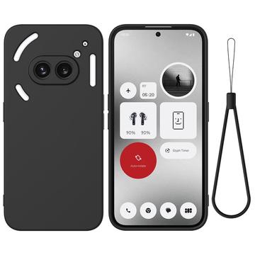 Nothing Phone (2a) Liquid Silikondeksel - Svart