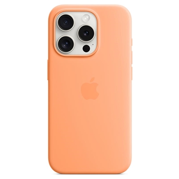 Bilde av Iphone 15 Pro Max Apple Silikonskal Med Magsafe Mt1w3zm/a - Appelsinsorbet