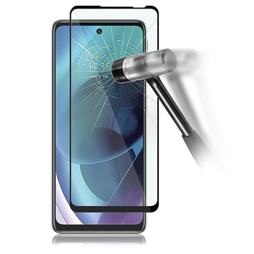 Panzer Full-Fit Motorola Moto G51 5G Skjermbeskyttere Panzerglass - Svart