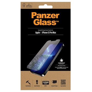 PanzerGlass AntiBacterial iPhone 13 Pro Max Skjermbeskytter Panzerglass