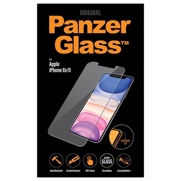 Panzerglass - 9H iPhone XR / iPhone 11 Skjermbeskytter Panzerglass - 9H (Åpen Emballasje - Utmerket) - Gjennomsiktig