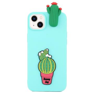 Bilde av 3d Cartoon Iphone 14 Plus Tpu-deksel - Kaktus