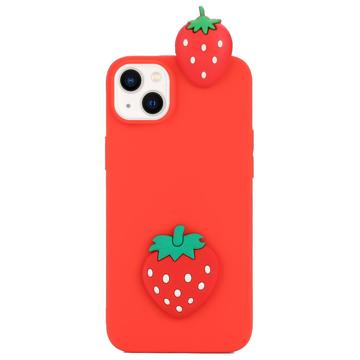 Bilde av 3d Cartoon Iphone 14 Plus Tpu-deksel - Jordbær