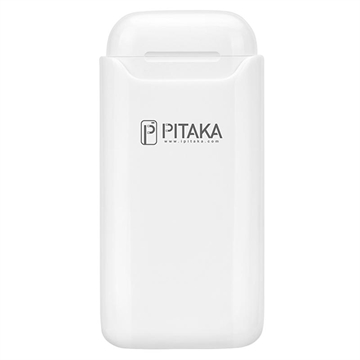Pitaka AirPal Essential AirPods / AirPods 2 Powerbank - 1200mAh - Hvit