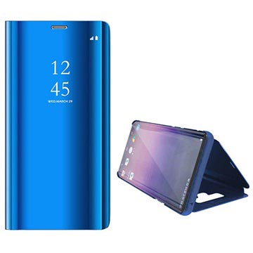 Bilde av Luxury Series Mirror View Samsung Galaxy Note9 Flip-deksel - Blå
