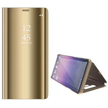 Bilde av Luxury Series Mirror View Samsung Galaxy Note9 Flip-deksel - Gull