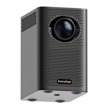 S30MAX bærbar miniprojektor WiFi Bluetooth HD-video hjemmekino LED-projektor - svart