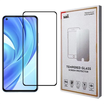 Saii Premium Xiaomi Mi 11 Lite Skjermbeskyttere Panzerglass - 9H - 2 Stk.