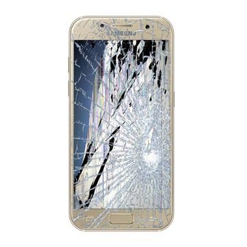 Reparasjon av Samsung Galaxy A3 (2017) LCD-display & Berøringsskjerm - Gull