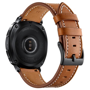 Samsung Galaxy Watch4/Watch4 Classic/Watch5/Watch6 Lær Klokkereim - Brun