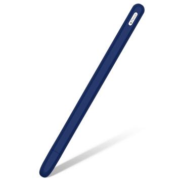 Antiskli Apple Pencil (2nd Generation) Silikondeksel - Mørkeblå