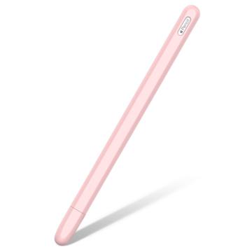 Antiskli Apple Pencil (2nd Generation) Silikondeksel - Rosa