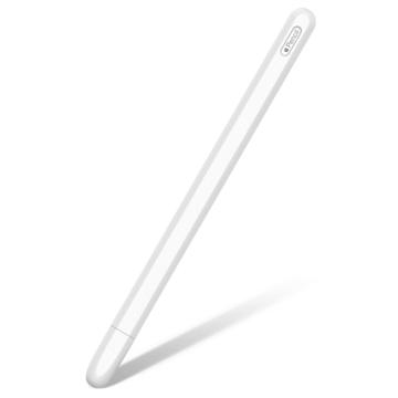 Antiskli Apple Pencil (2nd Generation) Silikondeksel - Hvit