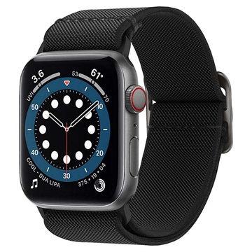 Spigen Fit Lite Apple Watch Series Ultra 2/Ultra/9/8/SE (2022)/7/SE/6/5/4/3 Reim - 49mm/45mm/44mm/42mm - Svart