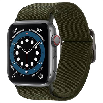 Bilde av Spigen Fit Lite Apple Watch Series Ultra 2/ultra/9/8/se (2022)/7/se/6/5/4/3 Reim - 49mm/45mm/44mm/42mm - Khaki