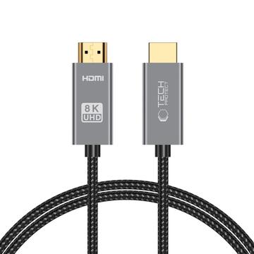 Tech-Protect UltraBoost HDMI 2.1-kabel 4K 120Hz / 8K 60Hz - 100cm - Svart