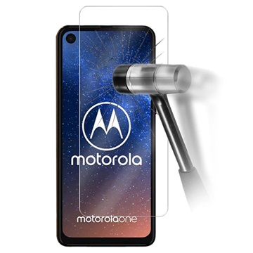 Motorola One Action Beskyttelsesglass - 9H, 0.3mm - Klar