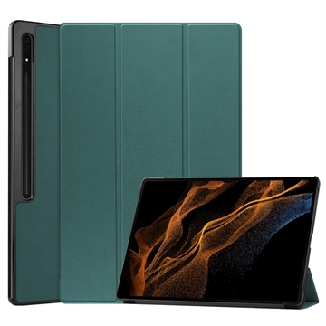 Samsung Galaxy Tab S9 Ultra Tri-Fold Series Smart Folio-etui - Grønn