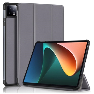Xiaomi Pad 6/Pad 6 Pro Tri-Fold Series Smart Folio-etui - Grå