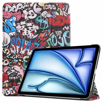 iPad Air 11 (2024) Tri-Fold Series Smart Folio-etui - Graffiti