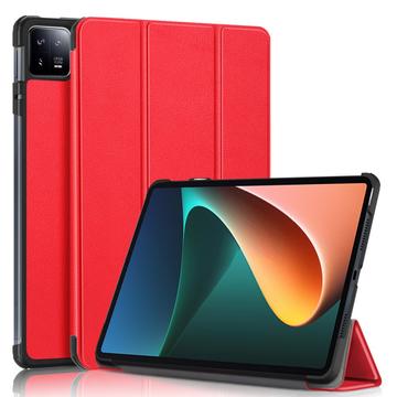 Xiaomi Pad 6/Pad 6 Pro Tri-Fold Series Smart Folio-etui - Rød