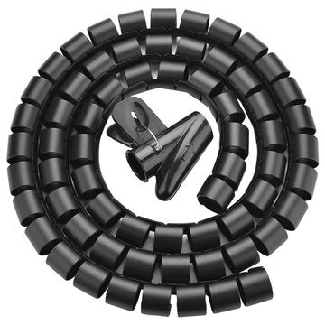 Ugreen Cable Organizer - 25 mm - 3 m - svart