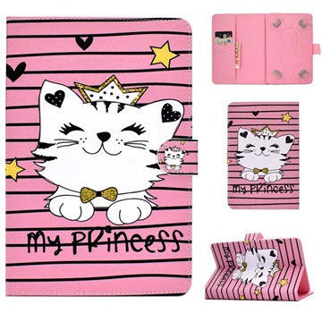 Universal Stylish Series Nettbrett Folio-etui - 7 - Katt