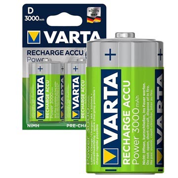 Bilde av Varta Power Ready2use Oppladbare D/hr20 Batterier - 3000mah - 1x2