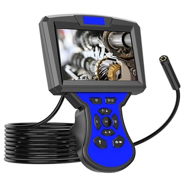 Vanntett 8mm Endoskop-kamera med 8 LED lys M50 - 5m (Åpen Emballasje - Utmerket) - Blå