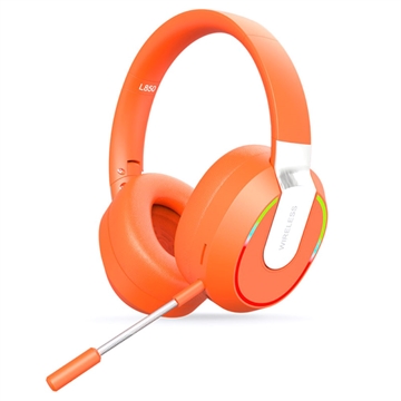 Trådløs Gaming-headset L850 med RGB-lys - Oransje