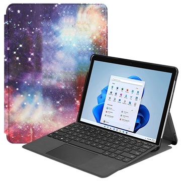 Wonder Series Microsoft Surface Pro 8 Folio-etui (Åpen Emballasje - Utmerket) - Galakse